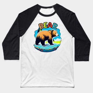 Animal Alphabet - B for Bear Baseball T-Shirt